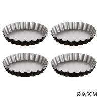 Conjunto 4 formas para tarte 9,5cm