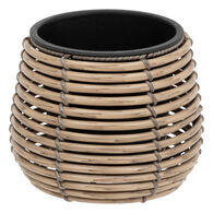 Vaso Efeito Rattan