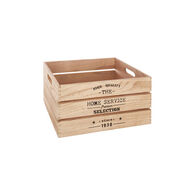 Caixa em madeira FACTORY natural 25x15x12cm