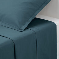 Len&ccedil;ol de cima azul acinzentado 180x290cm