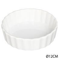 Forma p/ tartelette branca em cer&acirc;mica