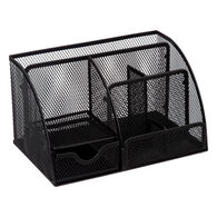 Organizador HAVI preto em metal para escrit&oacute;rio