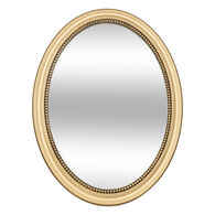 Espelho de parede VICTORIA dourado em mdf 53cm