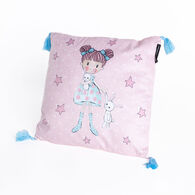 Almofada com pompons ZOE 40x40cm