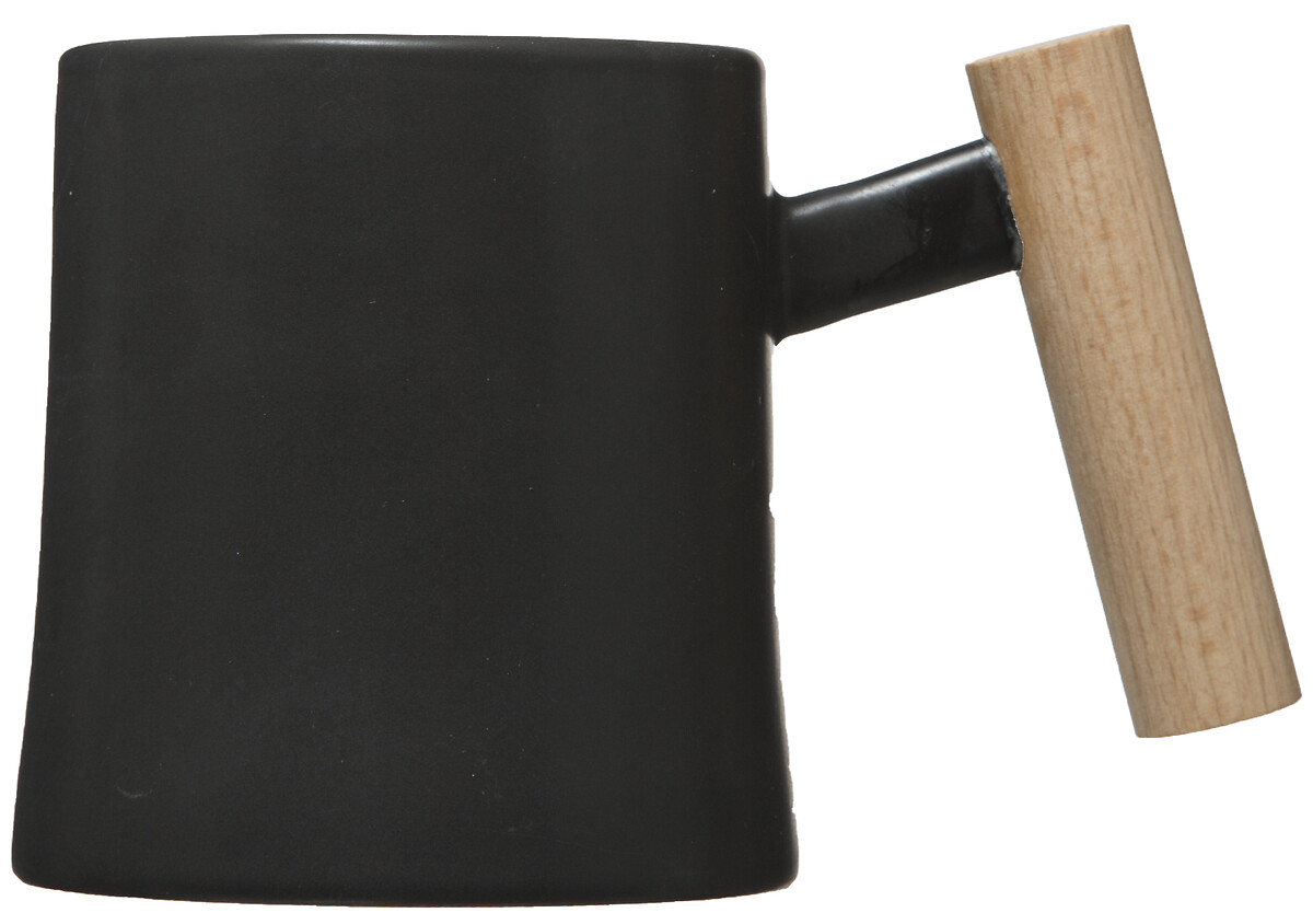 Caneca preta TRIBECART 37cl