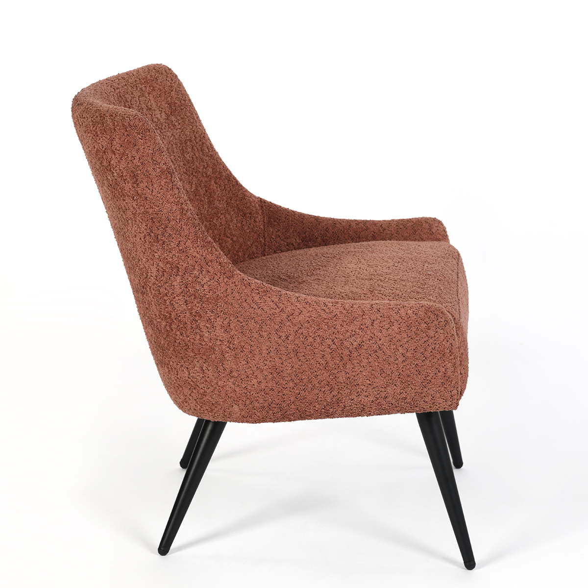 Poltrona ARIEL em tecido rosa