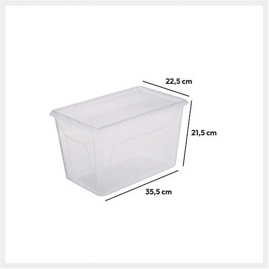 Caixa de arrumação 12,2l  SIMPLY+