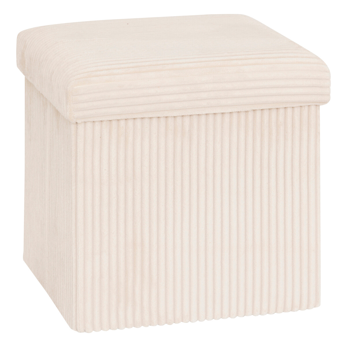 Pufe com arruma&ccedil;&atilde;o marfim