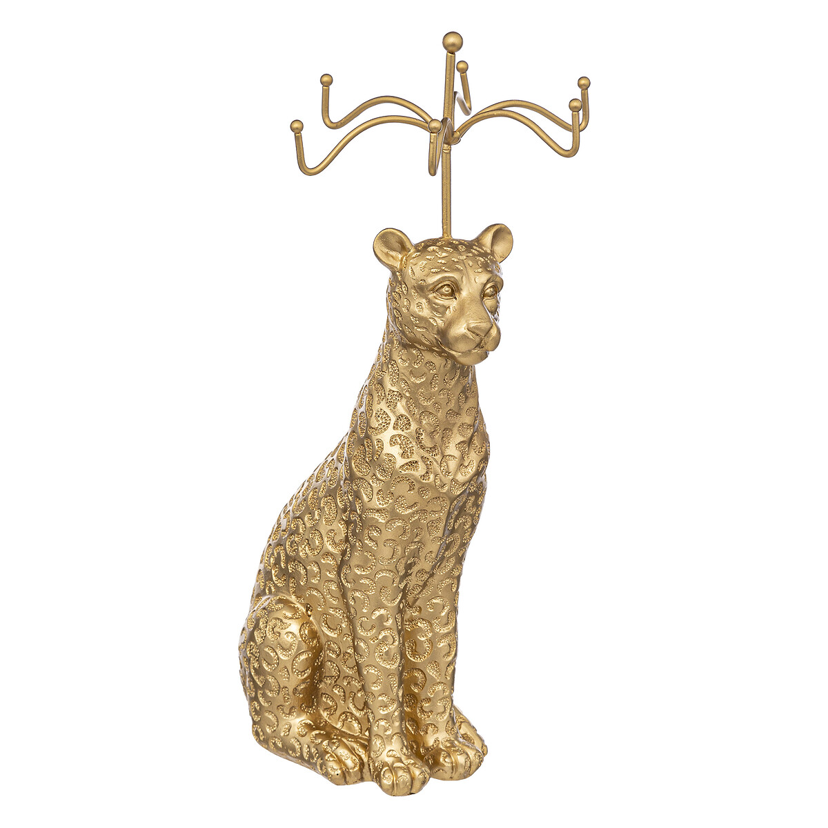 Porta bijuteria em forma de leopardo