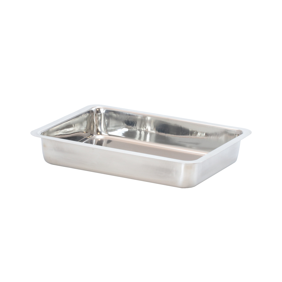 Assadeira inox rectangular 5,5x33x24cm