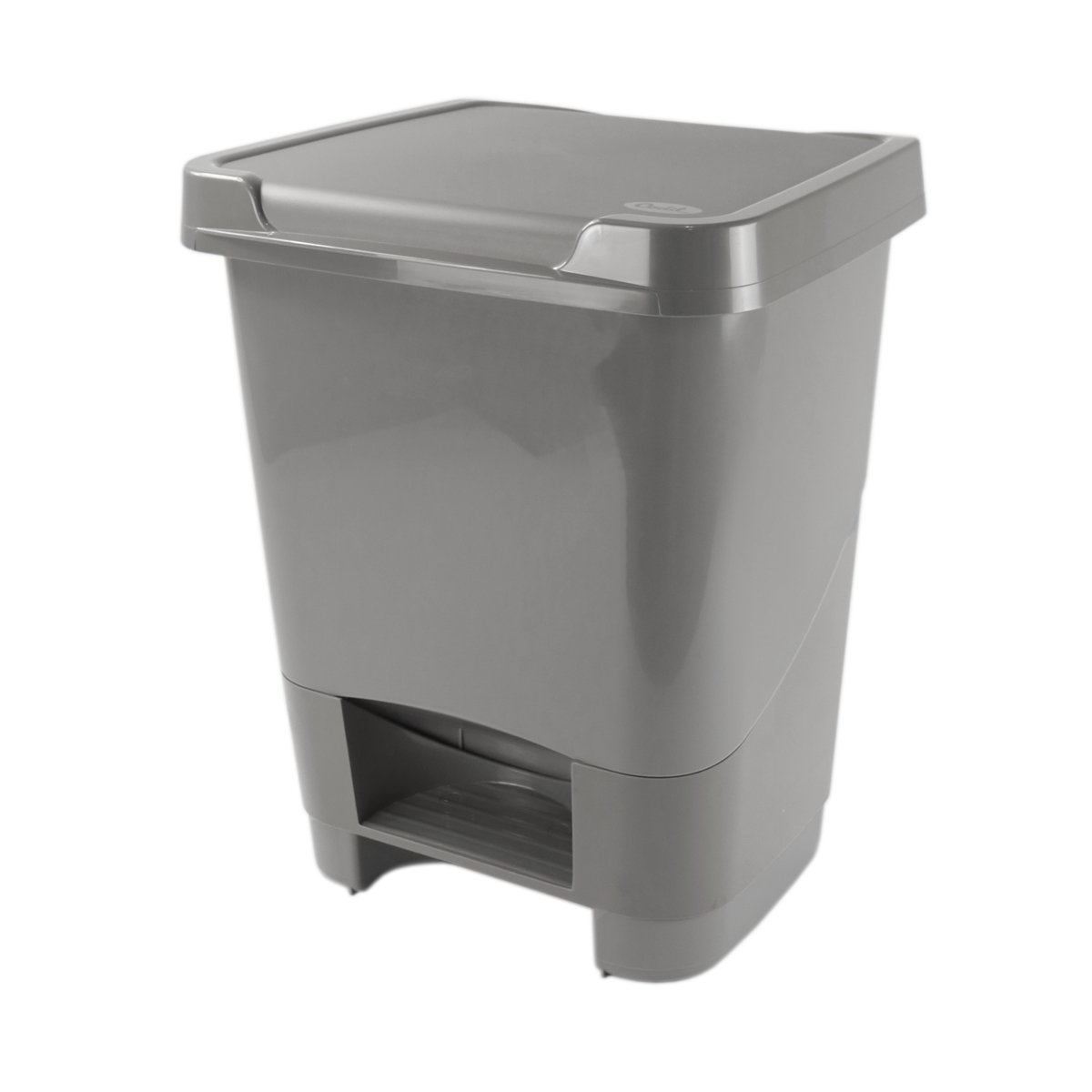 Balde do lixo 20l cinza com pedal