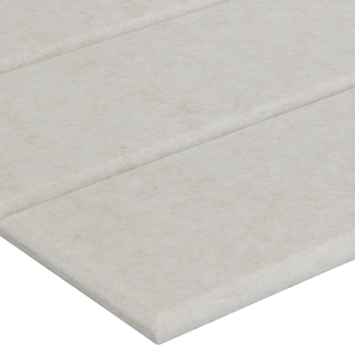 Conjunto de 3 pain&eacute;is decorativos feltro cinza 30x30cm