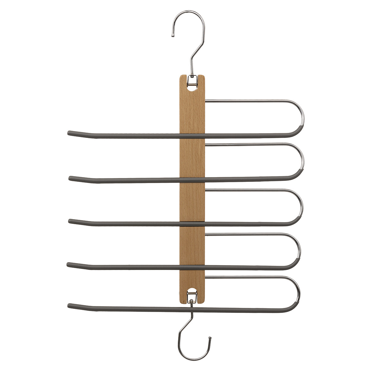Cabide com 5 divis&oacute;rias para cal&ccedil;as