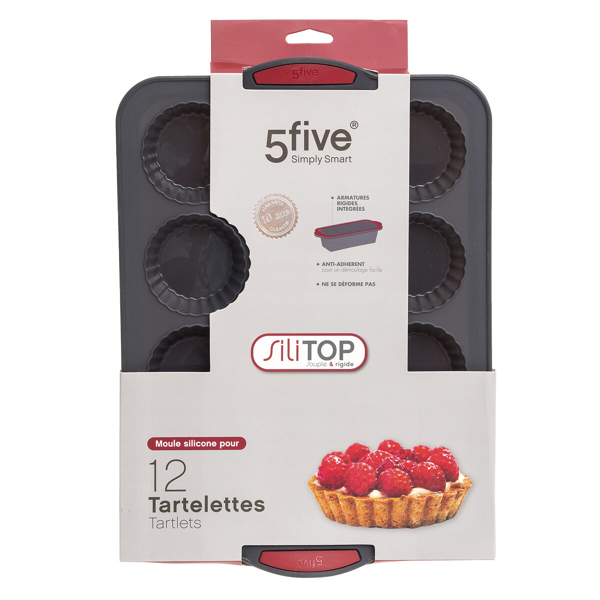 Forma para 12 MINI tartes SILITOP cinza