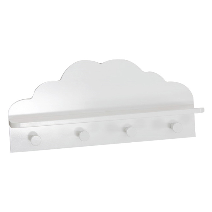 Cabide NUVEM branco 22x12x48cm