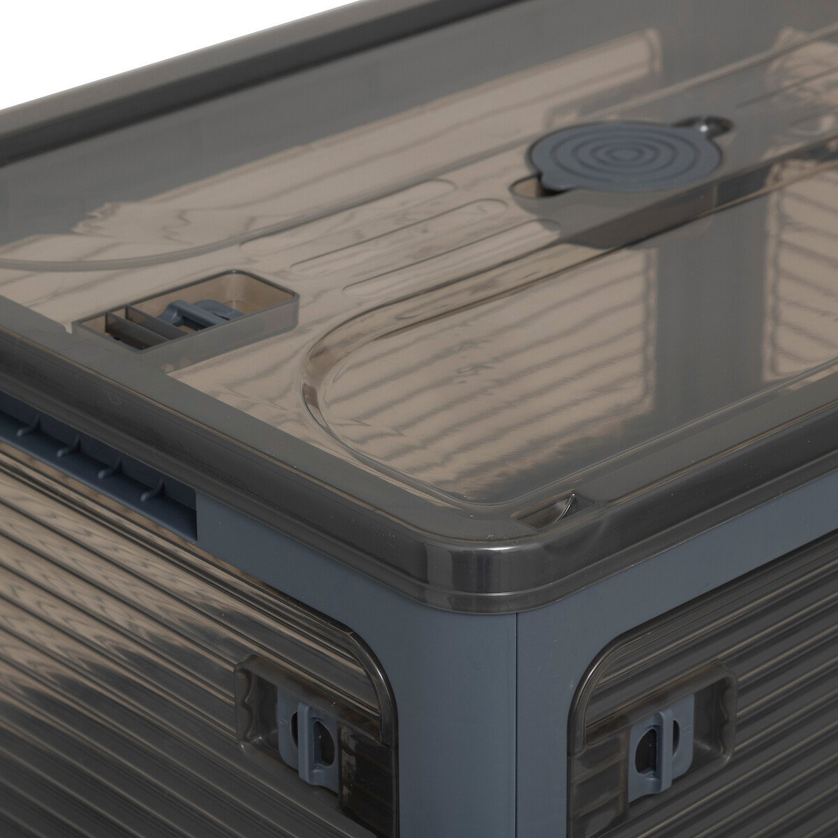 Caixa de arruma&ccedil;&atilde;o com 5 aberturas 43l