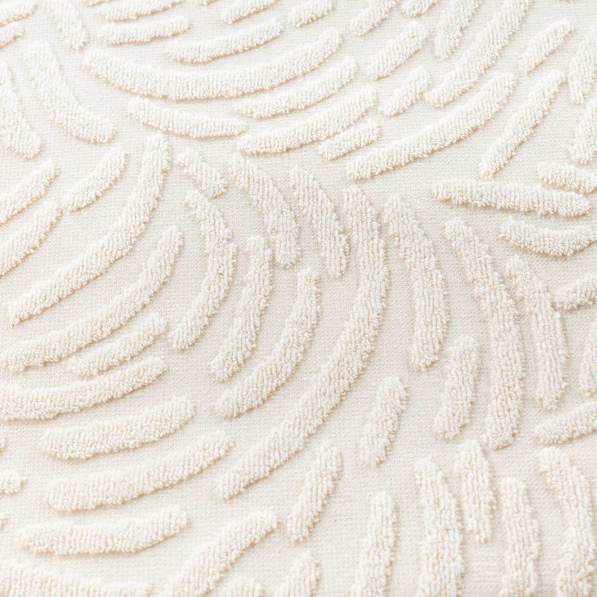 Toalha wc PURE bege em algod&atilde;o 30x50cm