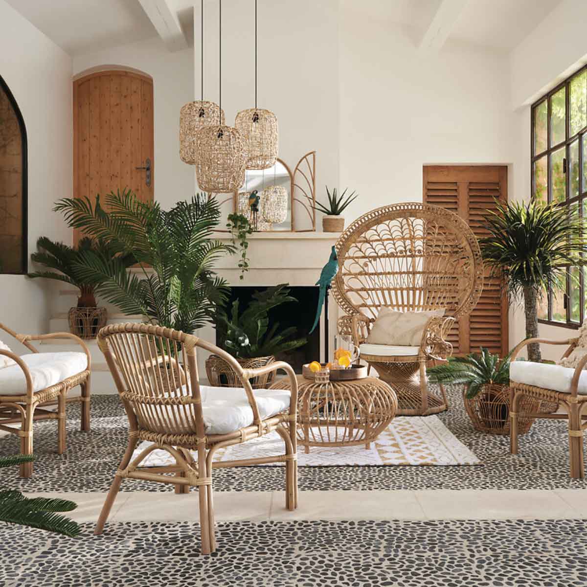 Mesa de centro NETA bege