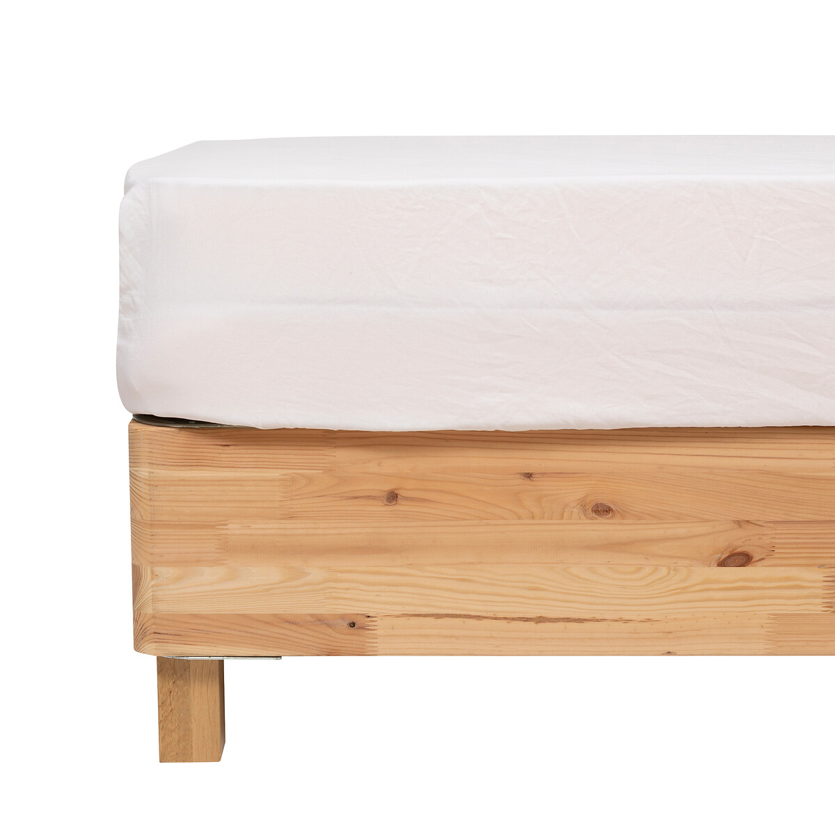 Len&ccedil;ol ajust&aacute;vel PRISCIA branco 140x190cm