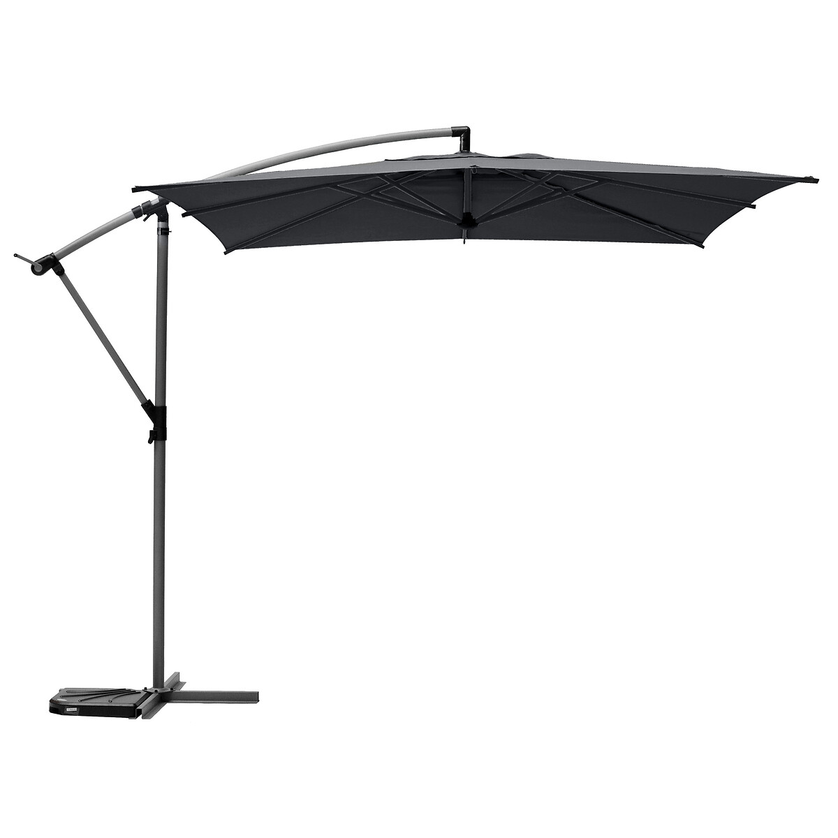 Guarda-sol MANOA descentrado cinza ardósia 2,5x2,5m