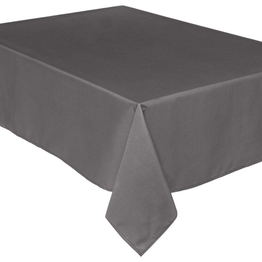 Toalha de mesa anti-manchas cinzenta