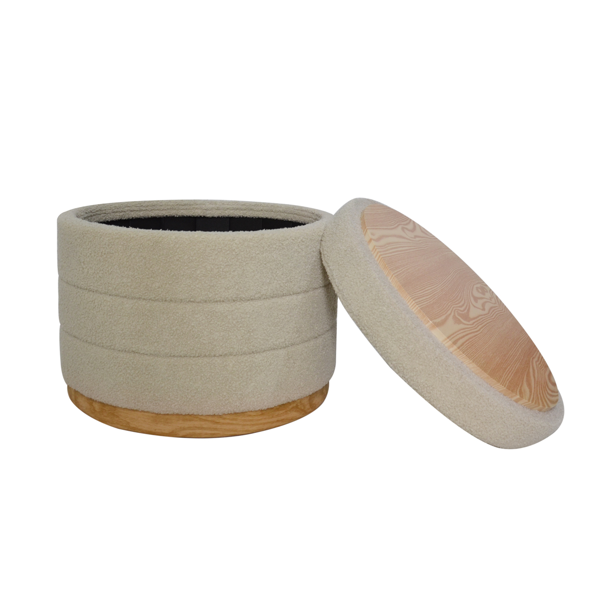 Pufe/mesa BATH bege 44x56cm