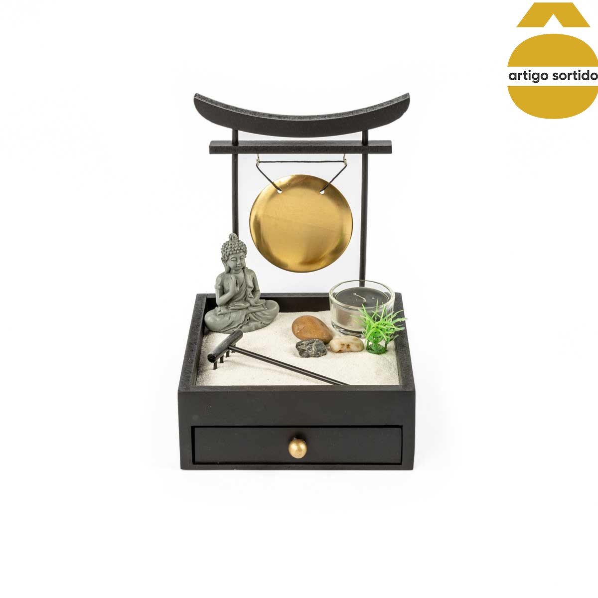 Jardim ZEN em mdf e poliresina