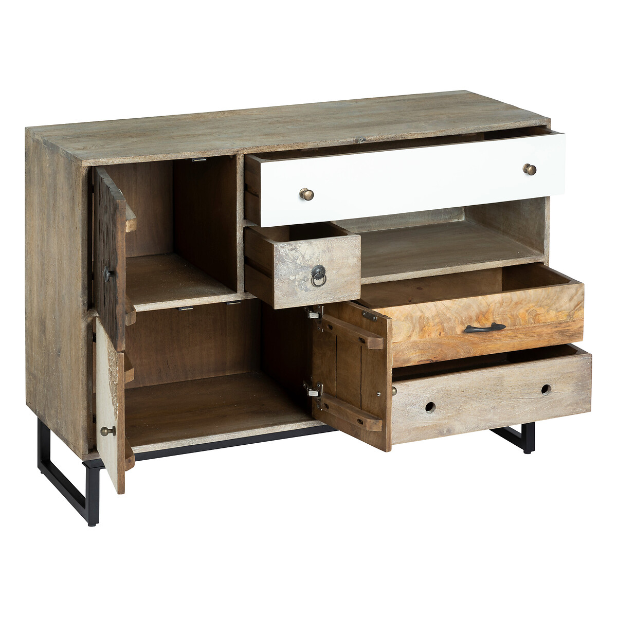 Aparador KOVAL em madeira mango