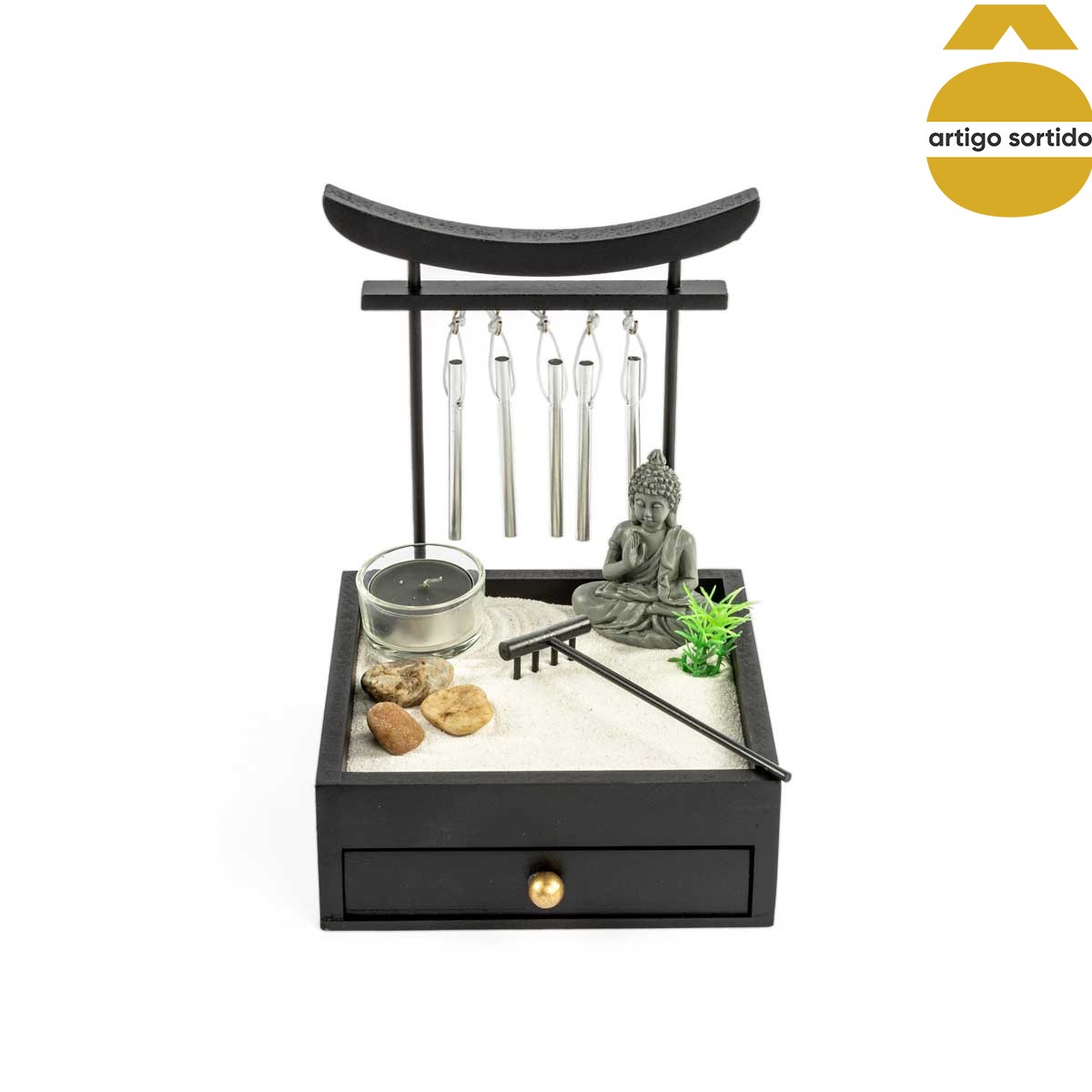 Jardim ZEN em mdf e poliresina