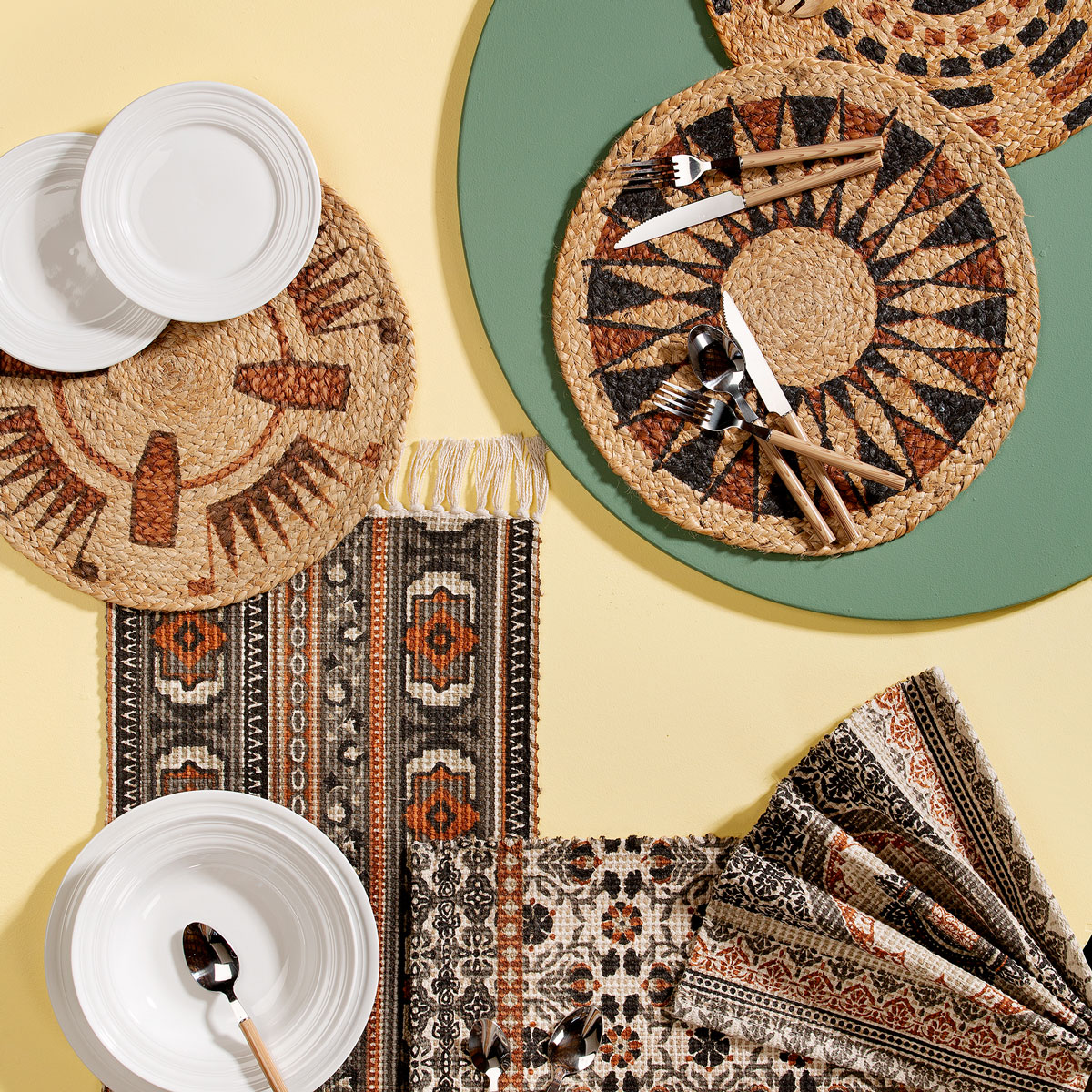 Individual De Mesa Durban Em Juta 38cm