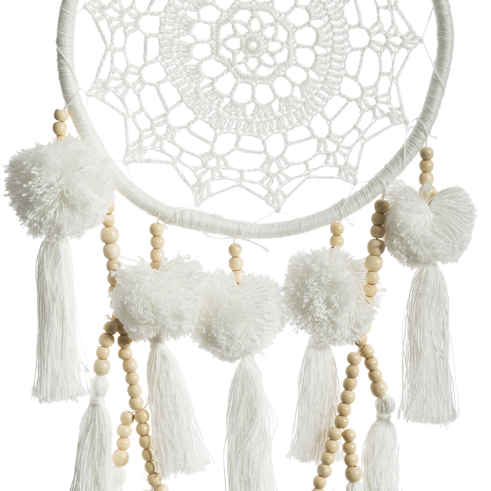 Filtro de sonhos bege &Eacute;T&Eacute; INDIEN 56x21cm