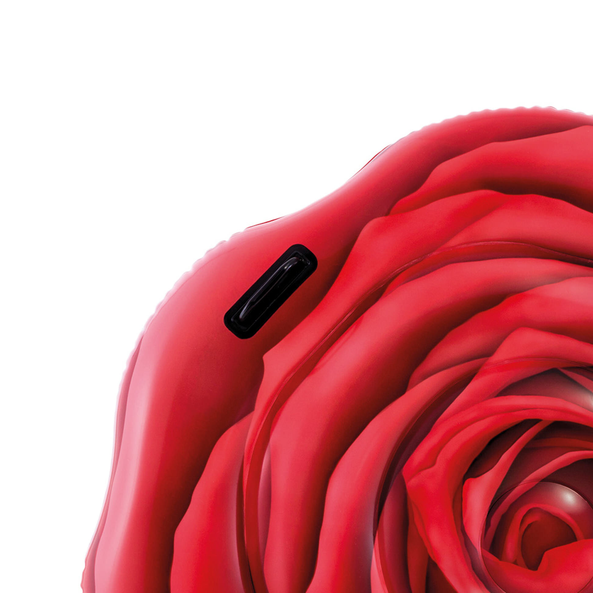 Colchão insuflável rosa vermelha