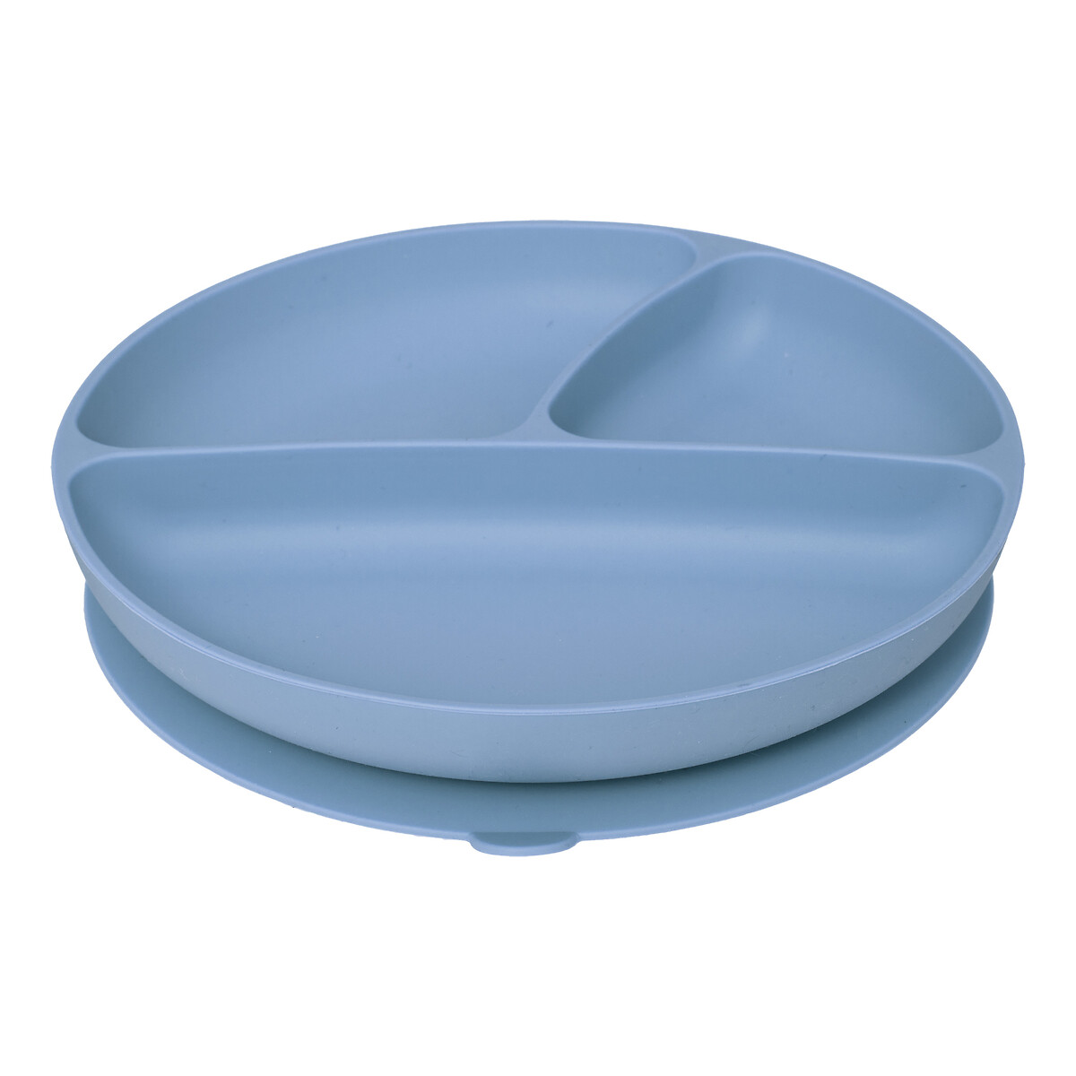 Conjunto De 4 Pe&ccedil;as De Refei&ccedil;&atilde;o Azul Em Silicone