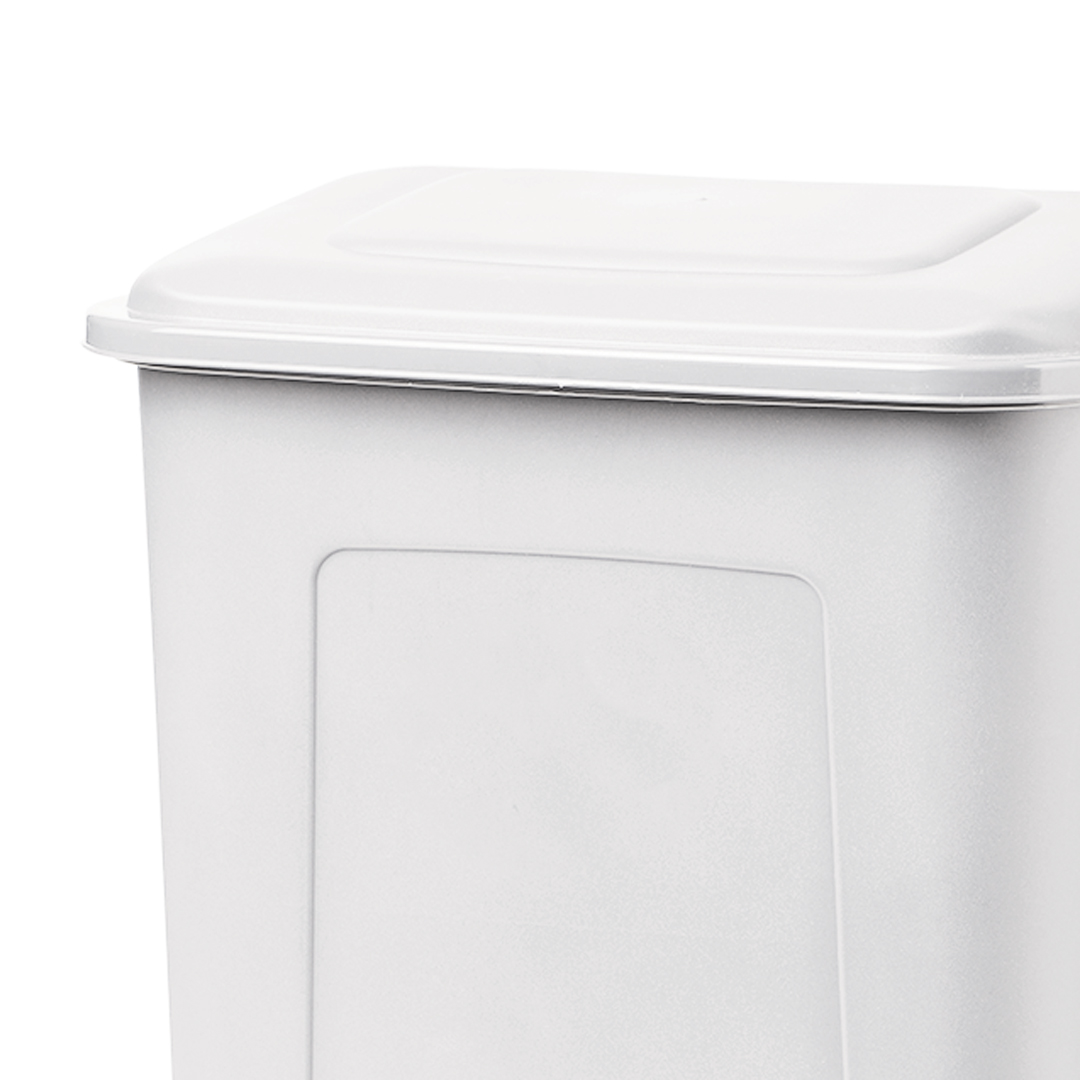 Balde branco com pedal 35l