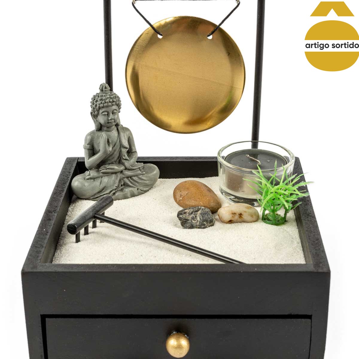 Jardim ZEN em mdf e poliresina