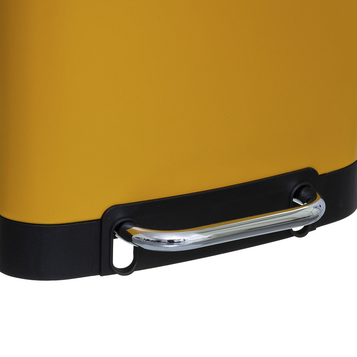 Balde do lixo ARIANE amarelo em metal 30l