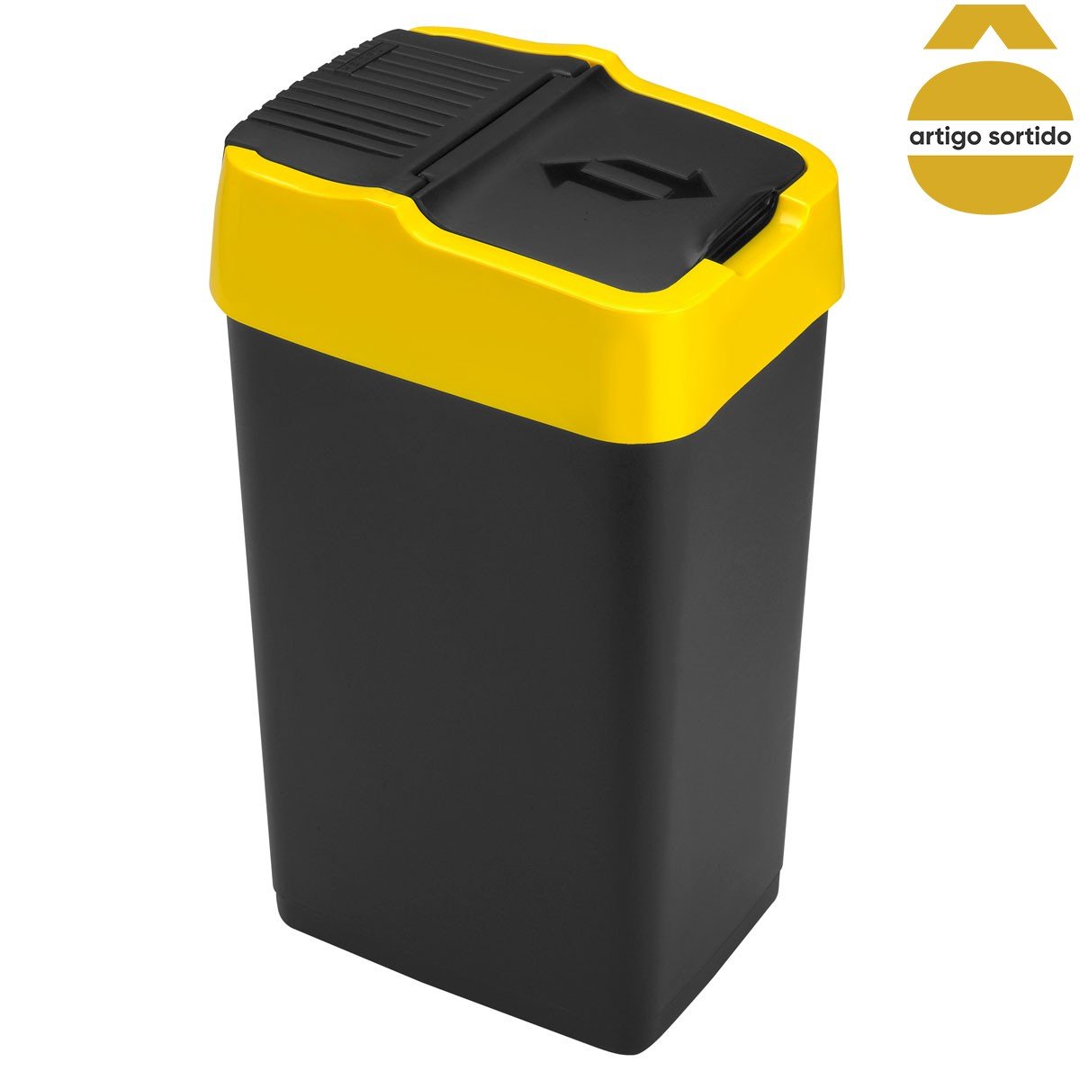 Ecoponto com tampa basculante 18l