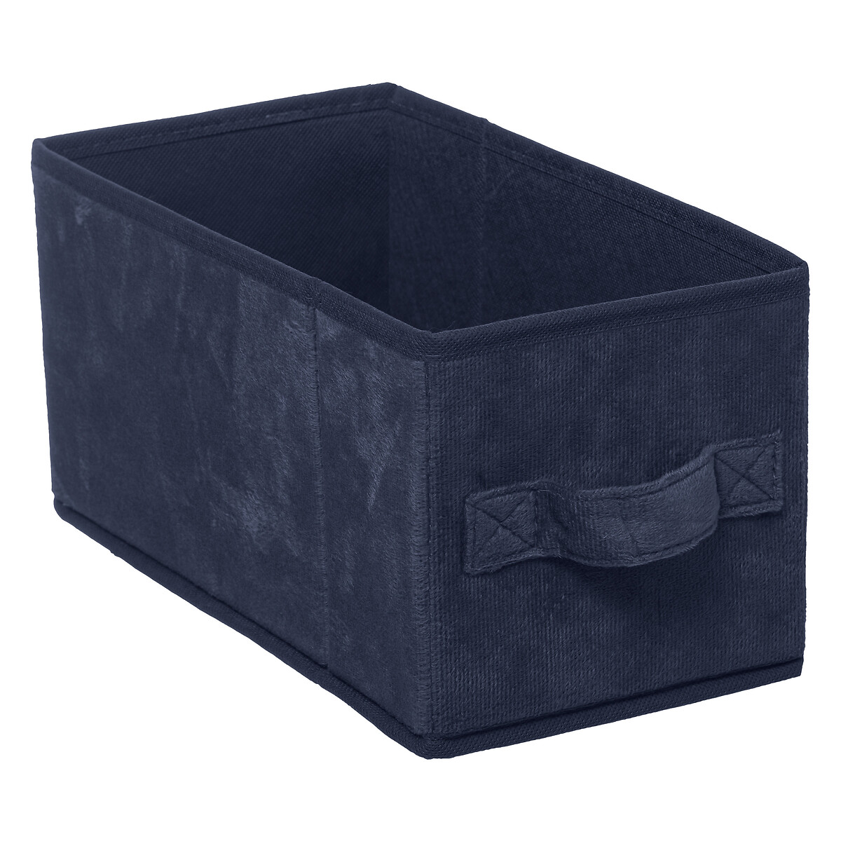 Caixa de arruma&ccedil;&atilde;o azul marinho veludo