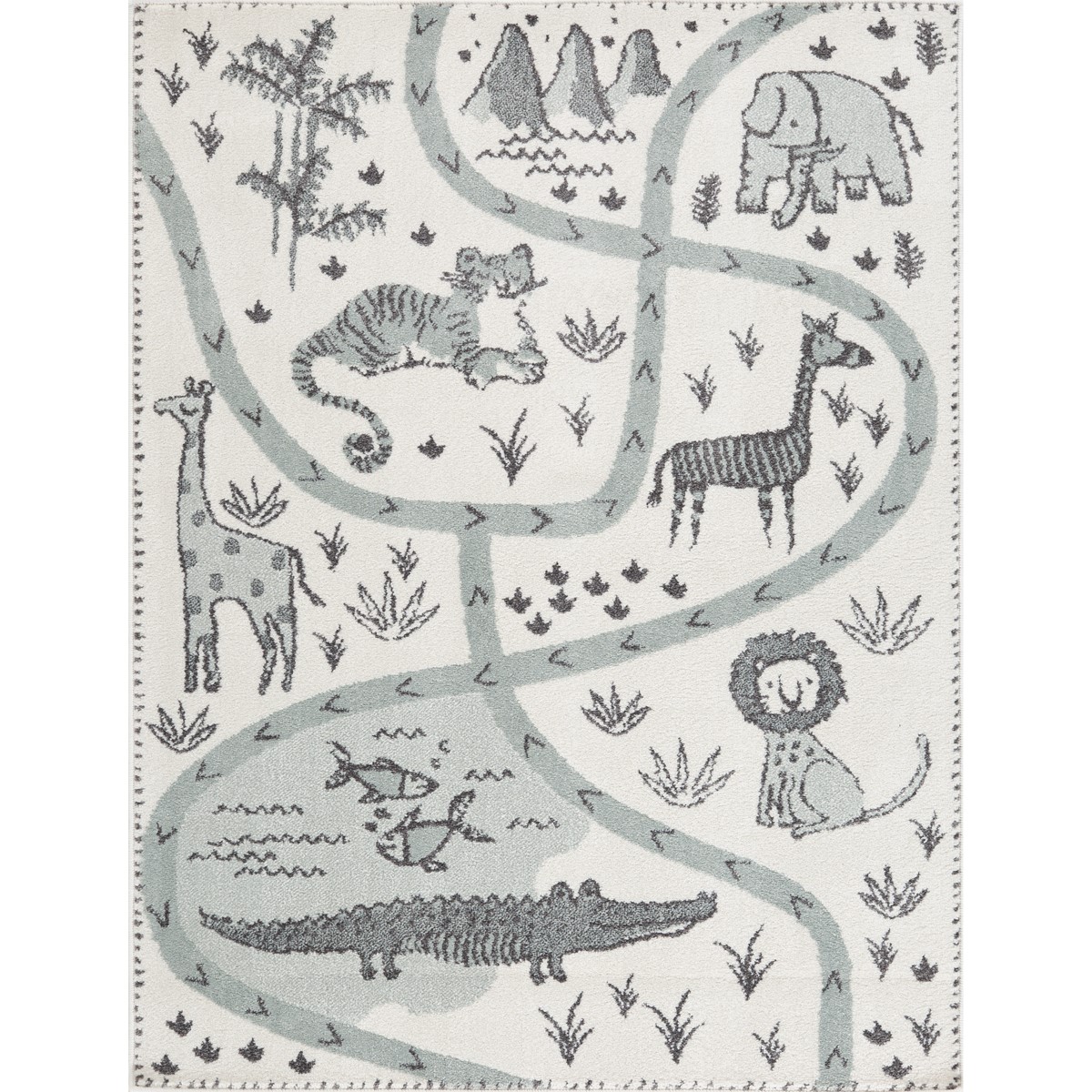 Tapete GIO savana cinza 133x190cm