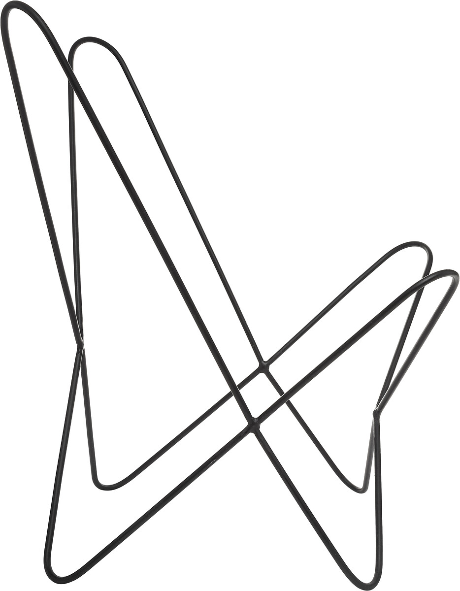 Estrutura de poltrona DARIO preta em metal