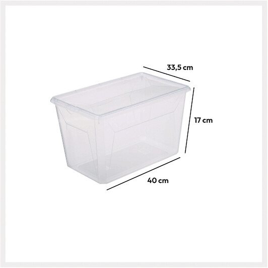 Caixa de arrumação 17,8l SIMPLY+