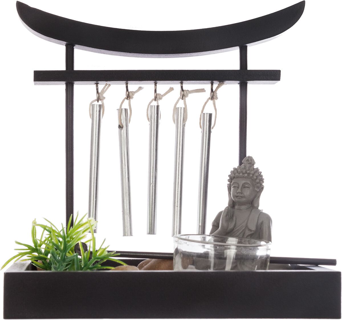 Jardim ZEN com sinos