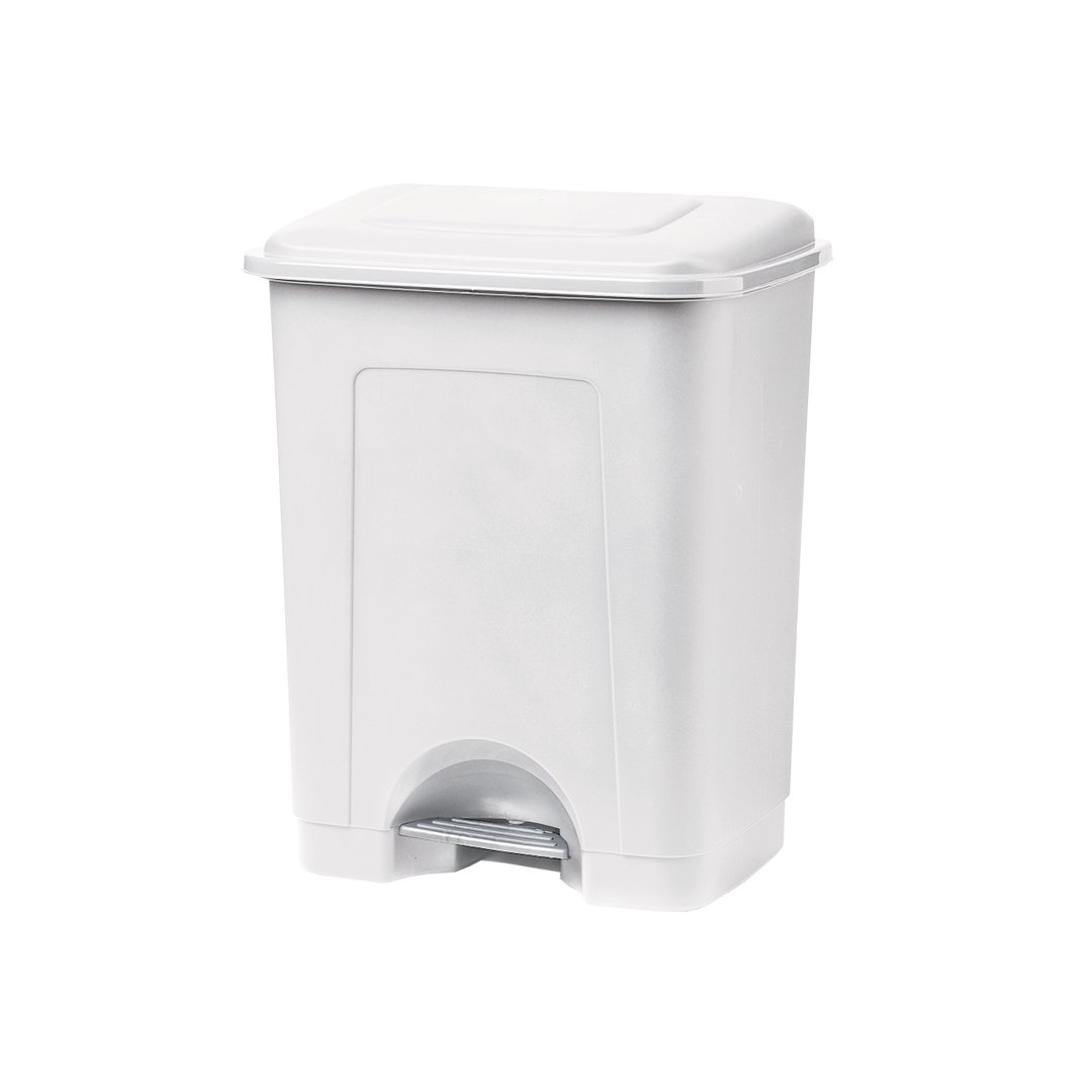 Balde branco com pedal 35l