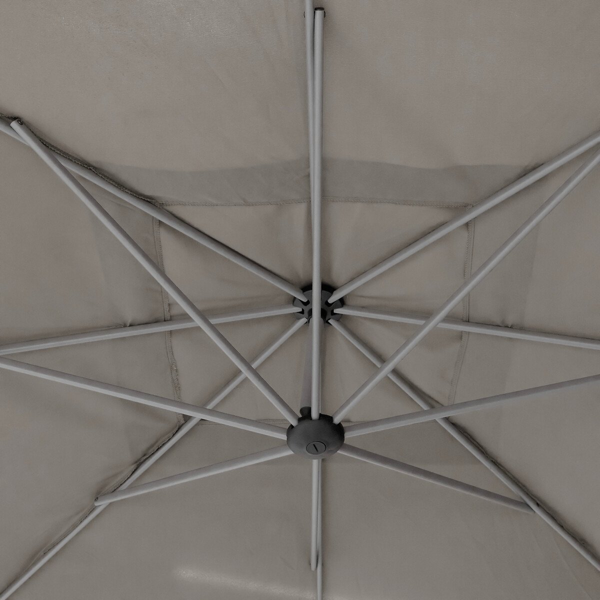 Guarda-sol MANOA descentrado taupe 2,5x2,5m