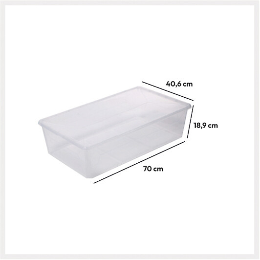 Caixa de arrumação 43l SIMPLY+