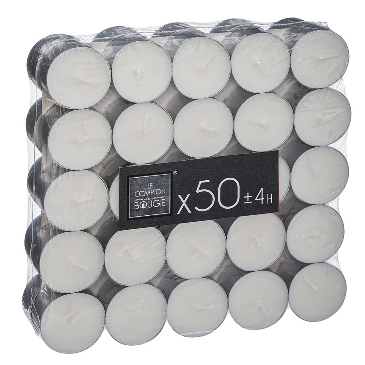 Conjunto de 50 velas tealights