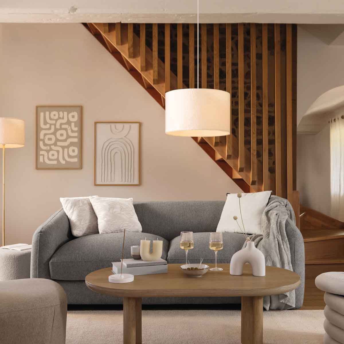 Sof&aacute; cama GENERIQUE cinza 198cm