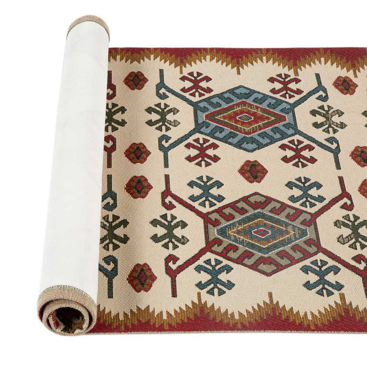 Tapete SUNLIGHT ocre e vermelho 60x200cm