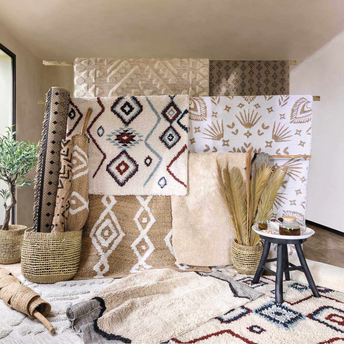 Cesto redondo AJOURE castanho 26,5x26cm