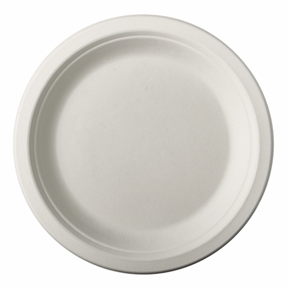 Conjunto pratos em cana de açúcar 18cm